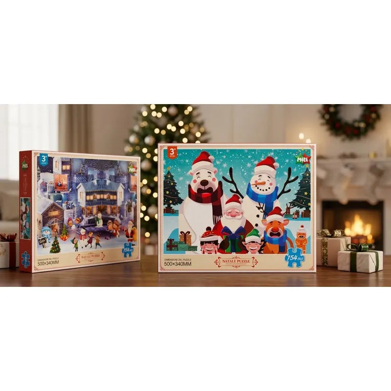 Rompecabezas Navideño 154pcs Puzzle Navidad 500x340mm Mp321
