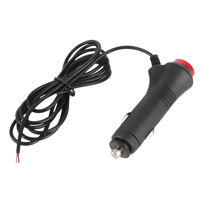 Cable Adaptador Cenicero Con Botón 12v-24v + Fusible 20a