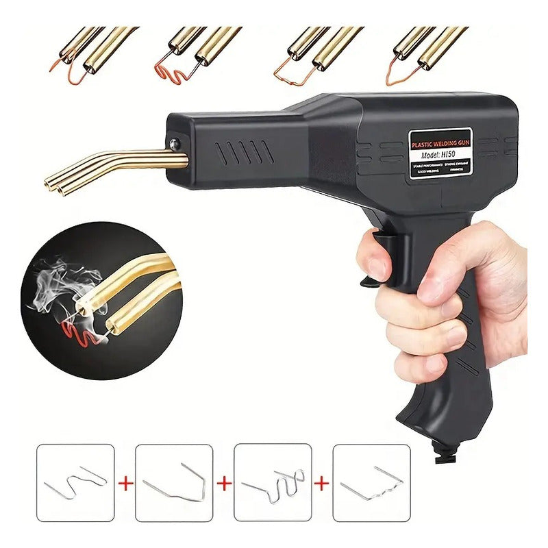 Pistola Soldadora De Plástico Cautin Repara Parachoques Auto