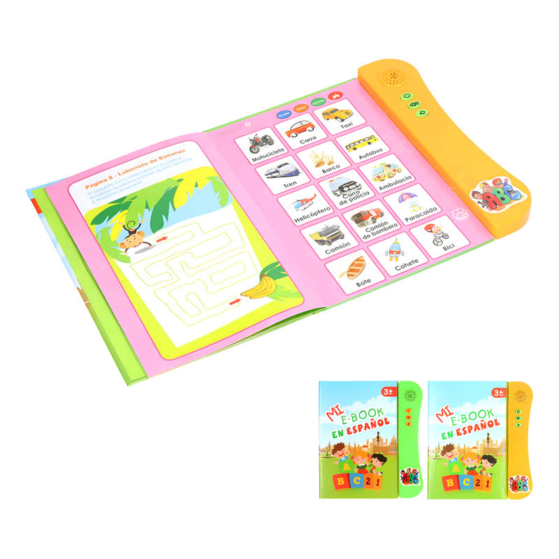 Libro Interactivo Con Sonido En Español Niño/niña Aprendizaj