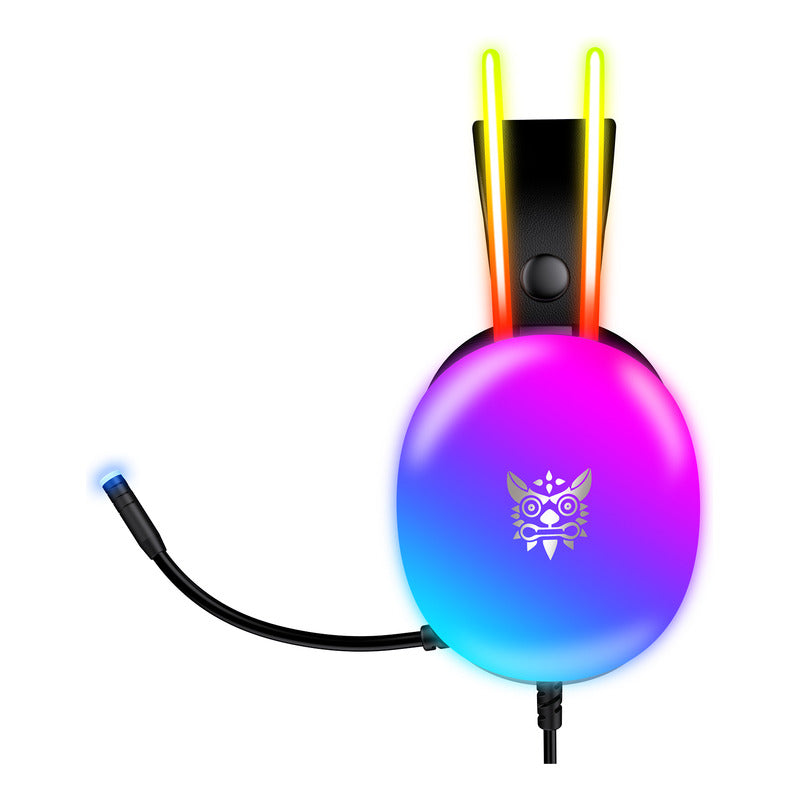 Audífonos Gamer Onikuma X25 Rgb Microfono Comp. Pc Ps4 Ps5