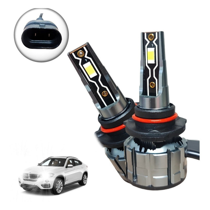 Kit X2 Ampolleta Turbo Led 8v-48v 28000l 280w Conector 9005