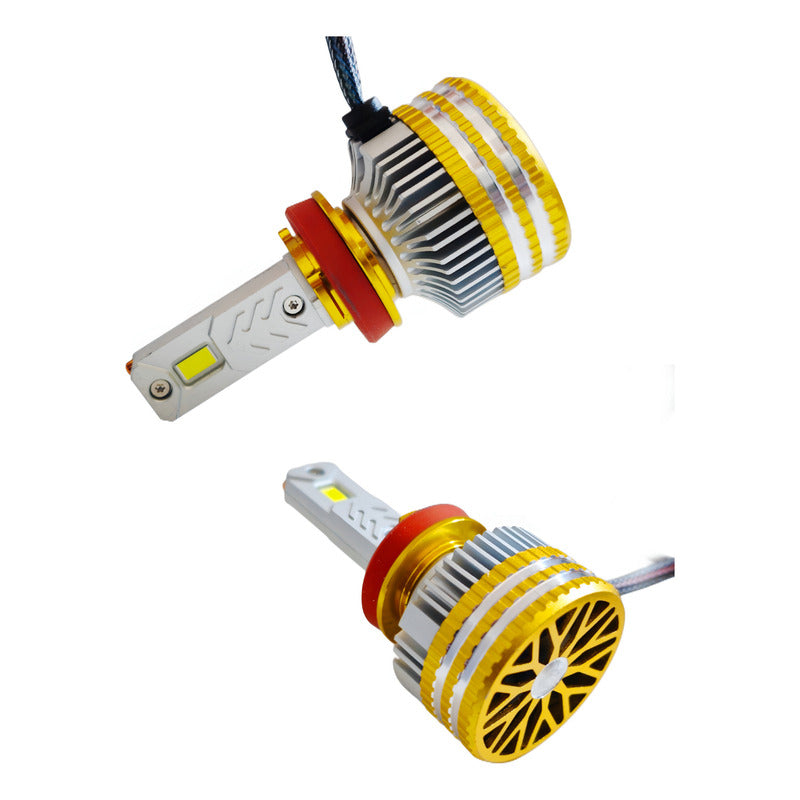 X2 Ampolleta Turbo Led 86000lm 18000w Q120pro H7/h11 12-36v