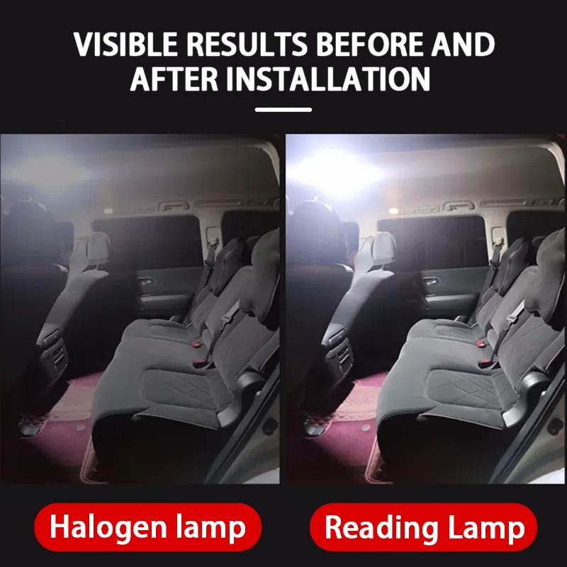 Luz De Techo Interior 108led Auto Universal 12-24v R&c