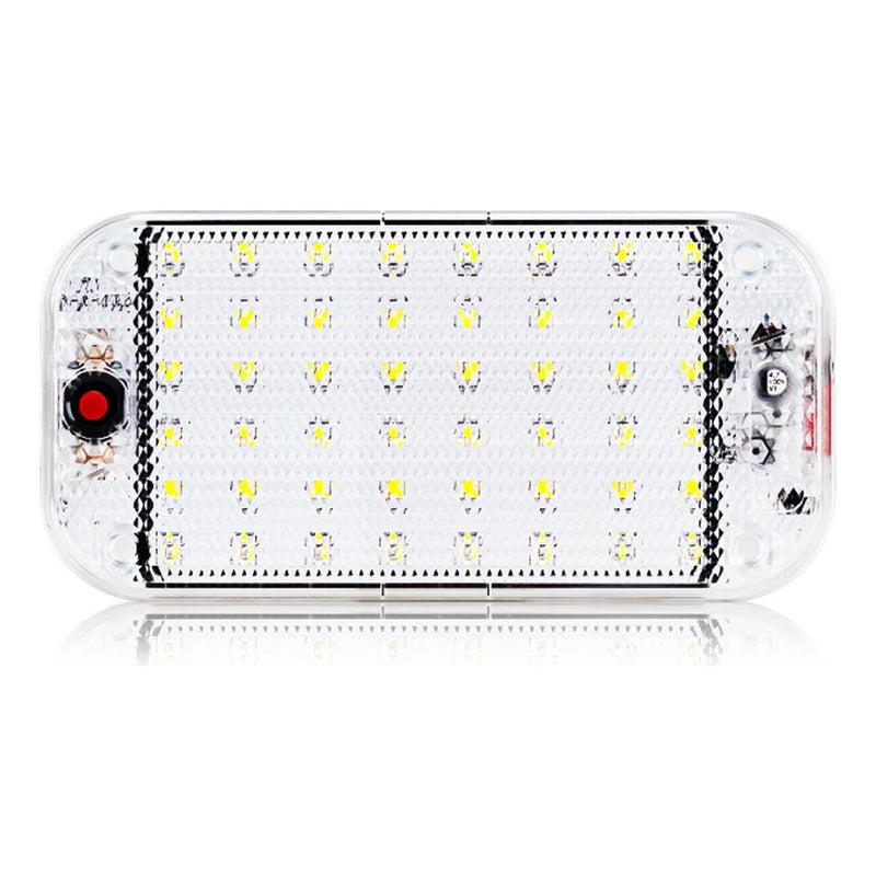 X2 Luz Led De Techo Interior 12-85v Led Cob Botón Universal