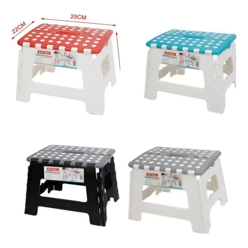 Taburete Plegable Banquito Pórtatil Piso Escala 22*29*22cm