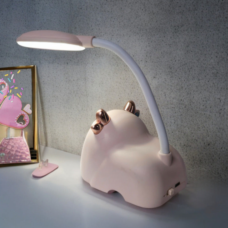 Mini Lámpara De Mesa Escritorio Recargable Led Flexible Niñ@