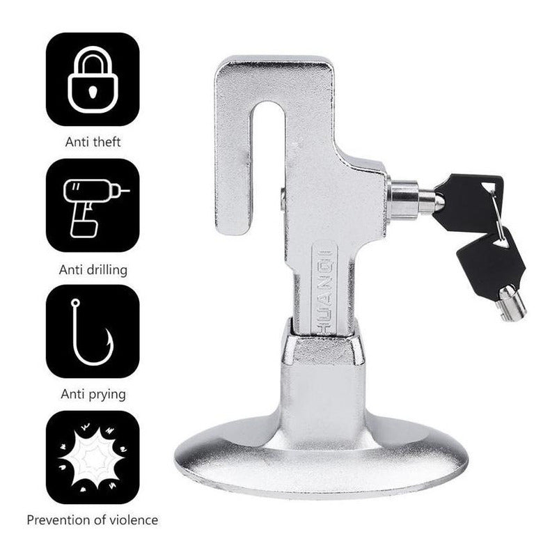 Traba Pedal Anti Robo Auto Embrague Freno Llave Seguridad