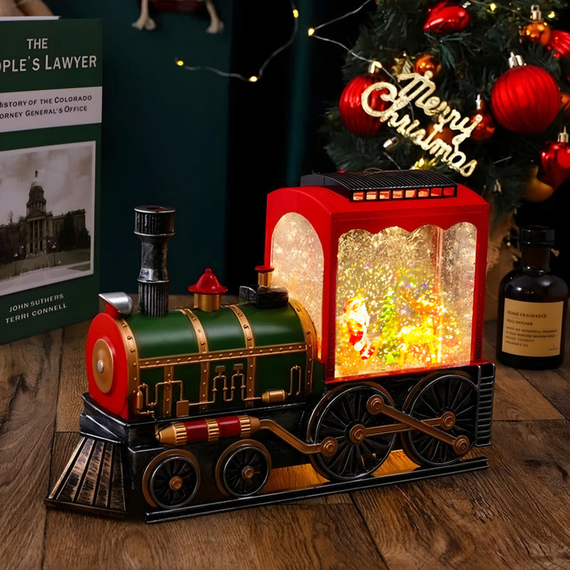 Tren Navideño Farol Cn Luz Musica Lampara Musica Vagon Navid