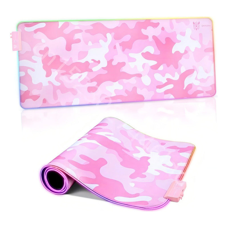 Alfombrilla De Mouse-pad Onikuma Gamer Rgb 30x80cm Rosado