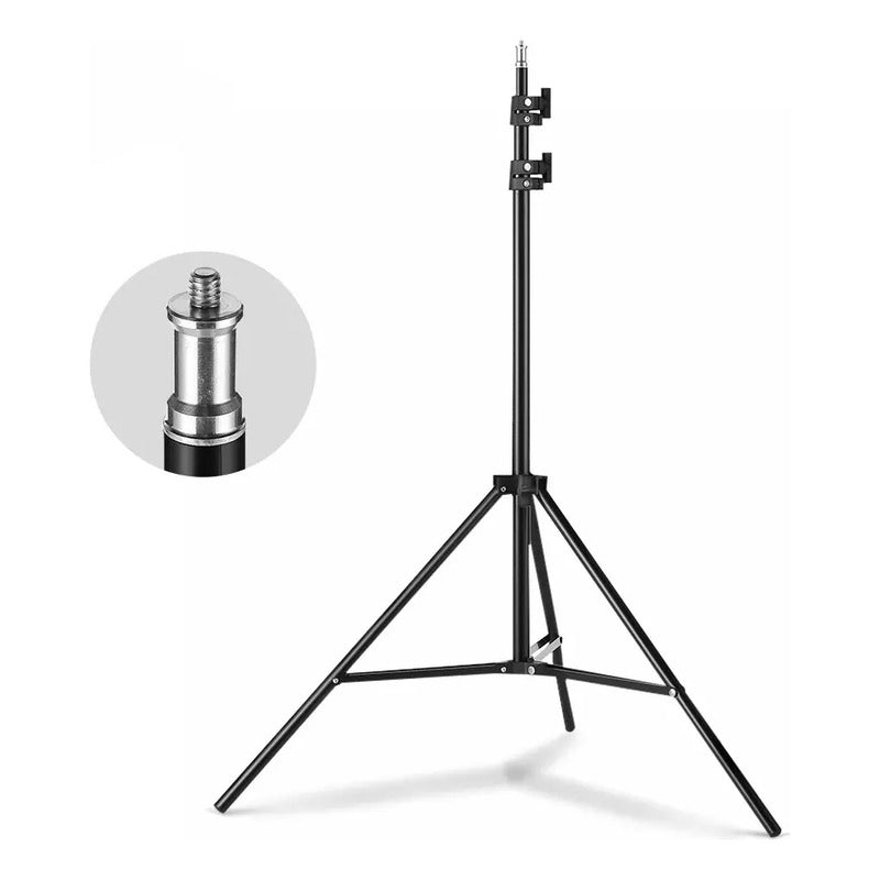 Luz Led Relleno Panel Iluminación 23cm Video Foto + Trípode