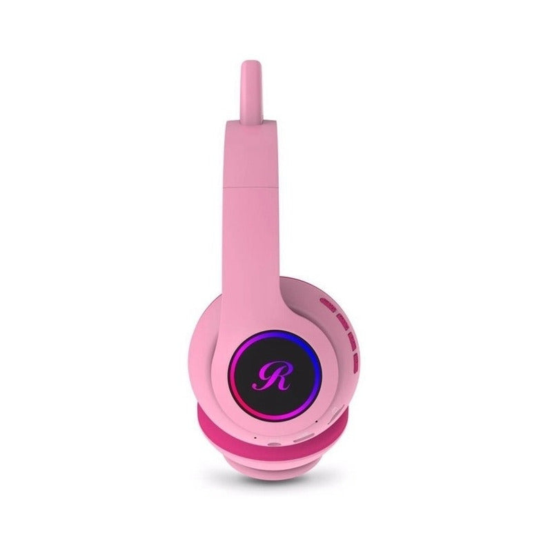 Audífono Bluetooth Con Orejas De Gato Luces Inalámbrico/ryc