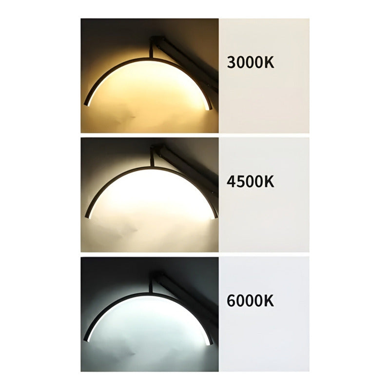 Lámpara Led Media Luna 42cm Soporte Brazo Manicura Cejas Spa