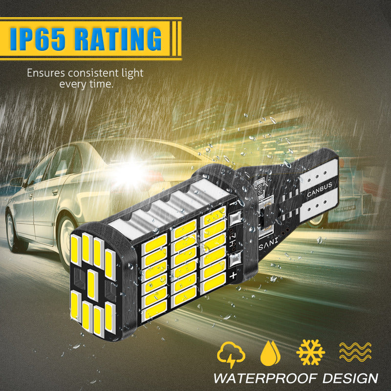 X2 Ampolleta Led T15 W16w 45led 12v Luz Reversa Canbus