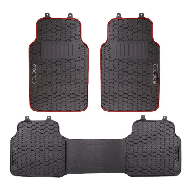 Cubre Piso Auto Goma Camello Sparco Original Universal / R&c