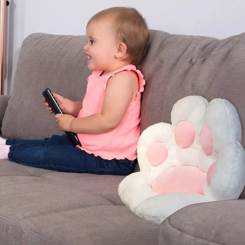 Cojín Para Silla Asiento Peluche Garrita Gato Mueble Mascota