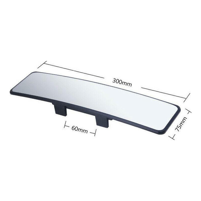 Espejo Retrovisor Curvo Adaptable Visión Panorámica 30cm Ryc