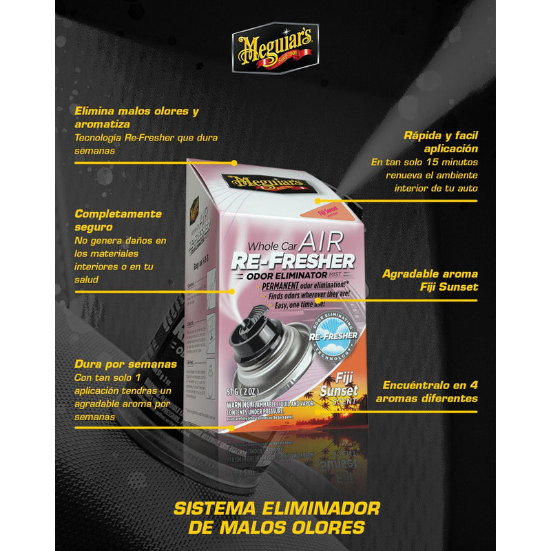 Tratamiento De Olores Meguiars Air Re-fresher Fiji Sunset