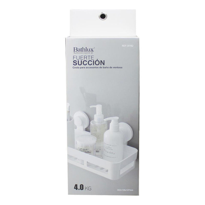 Estante Rectangular Bathlux Con Ventosa