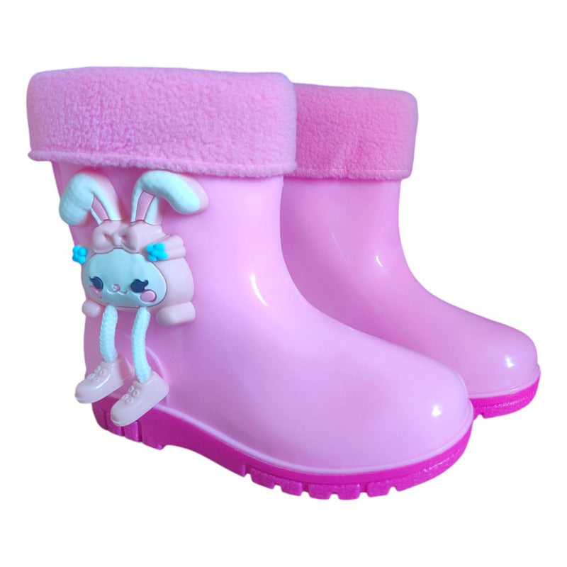Bota De Agua Niño Niña Impermeable Lluvia Nieve 7584