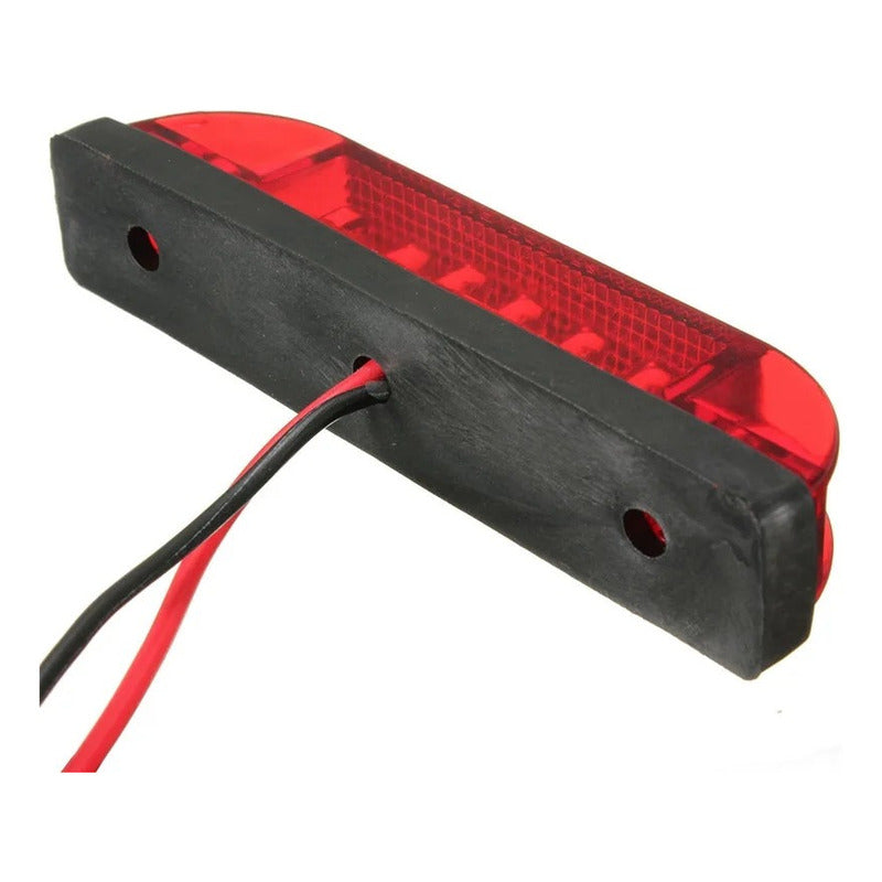 X10 Luz De Trocha Slim 6led Luz Lateral 12v Advertencia /r&c