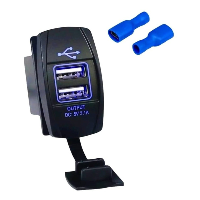 Adaptador Doble Usb Enchufe Encendedor Mod2 Auto 12-24v 3.1a