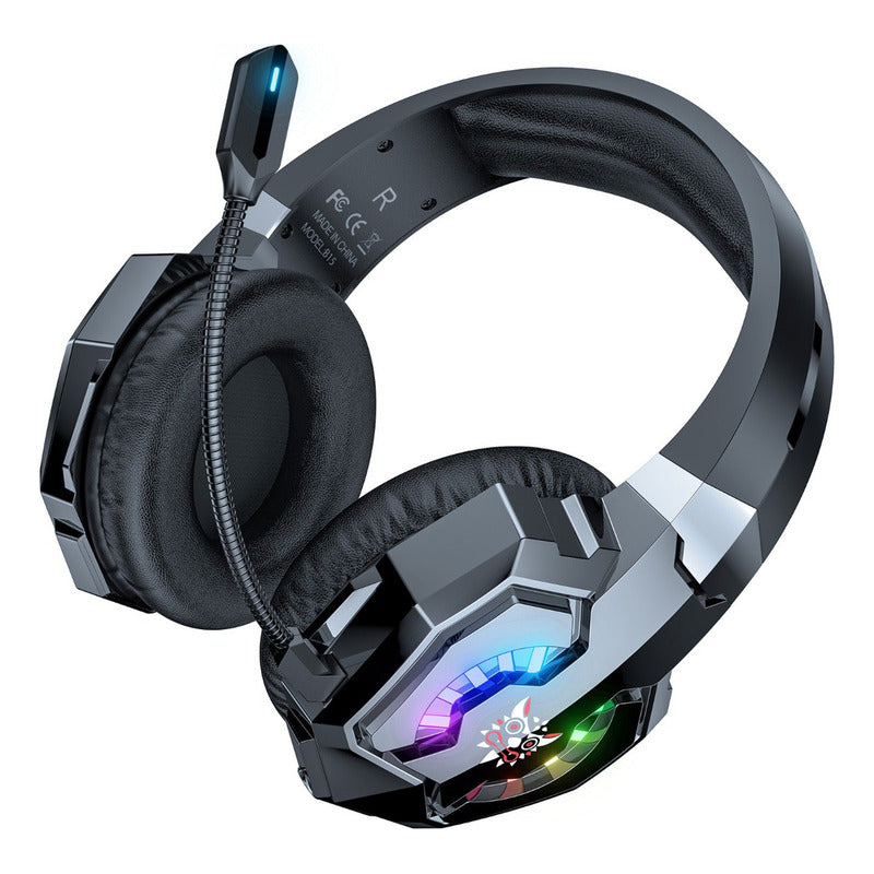 Audifono Gamer Onikuma B15 Trimodo Conexión Microfono Luz Color Negro B15