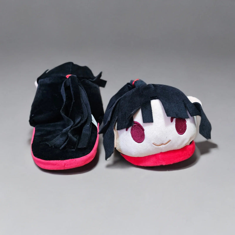 Pantuflas Acolchada Abierta Anime Sango Inuyasha Talla 36-41 Negro Sango Inuyasha Único