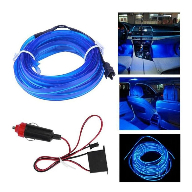Hilo Decorativo Con Luz Led 5 Metros Interior Auto Tuning