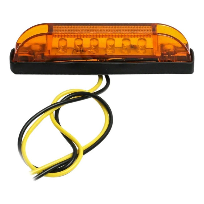 X10 Luz De Trocha Slim 6led Luz Lateral 12v Advertencia /r&c