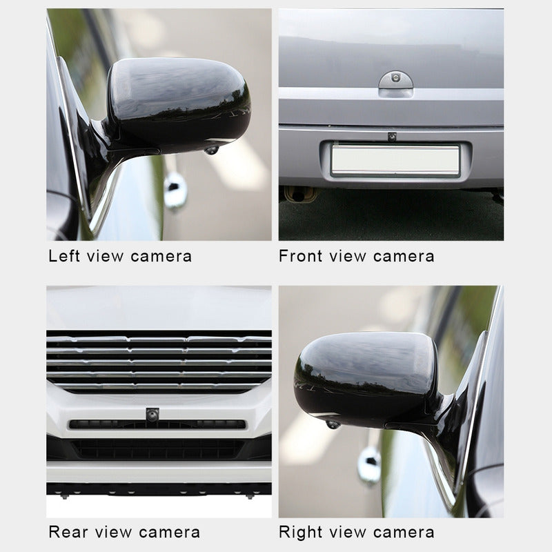 Kit Cámaras 360° De Estacionamiento Aiwa Para Radio Android