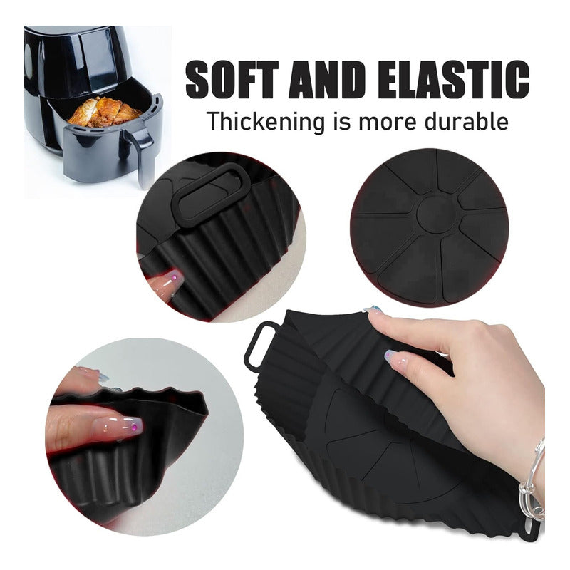 Molde Silicón Antiadherente Para Freidora De Aire Air Fryer