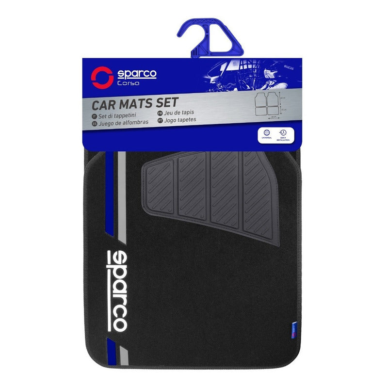 Cubre Piso Sparco Original Alfombra Auto 4 Piezas / R&c