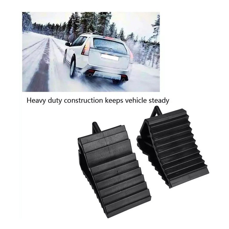 Pack 4 Cuña Para Auto Camionetas Antideslizamiento Abs /r&