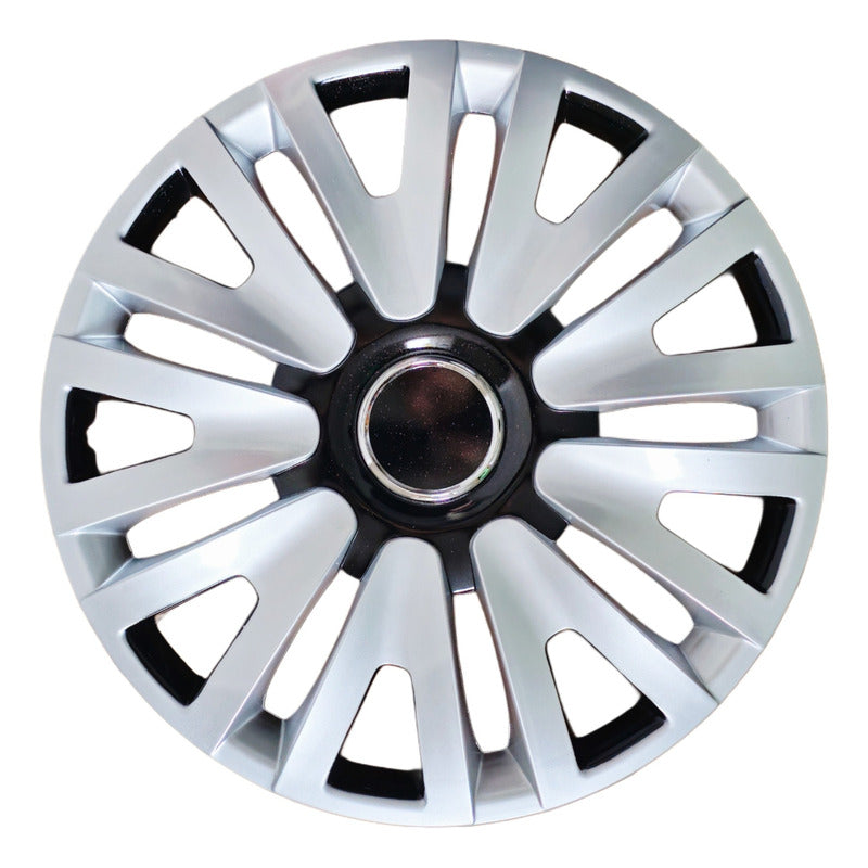 Set X4 Tapa Rueda Aro 16 Cromada Designer Tapa 16 Auto /r&c