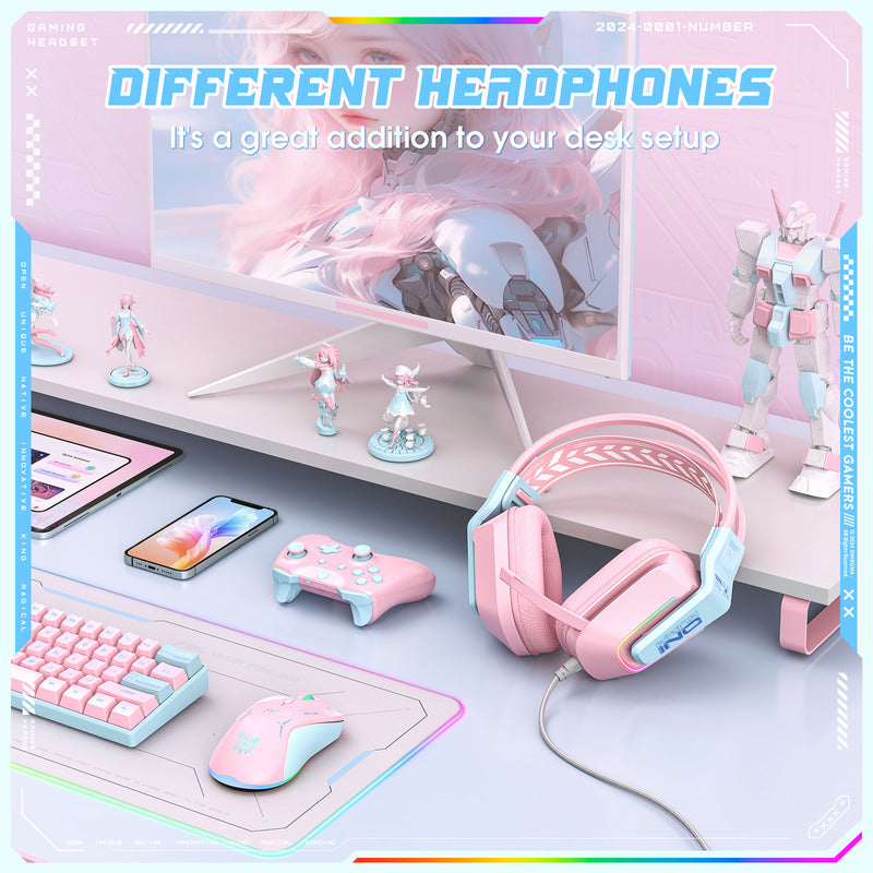 Audifono Gamer Onikuma X13 Cn Luzcancelacion Ruido Microfono