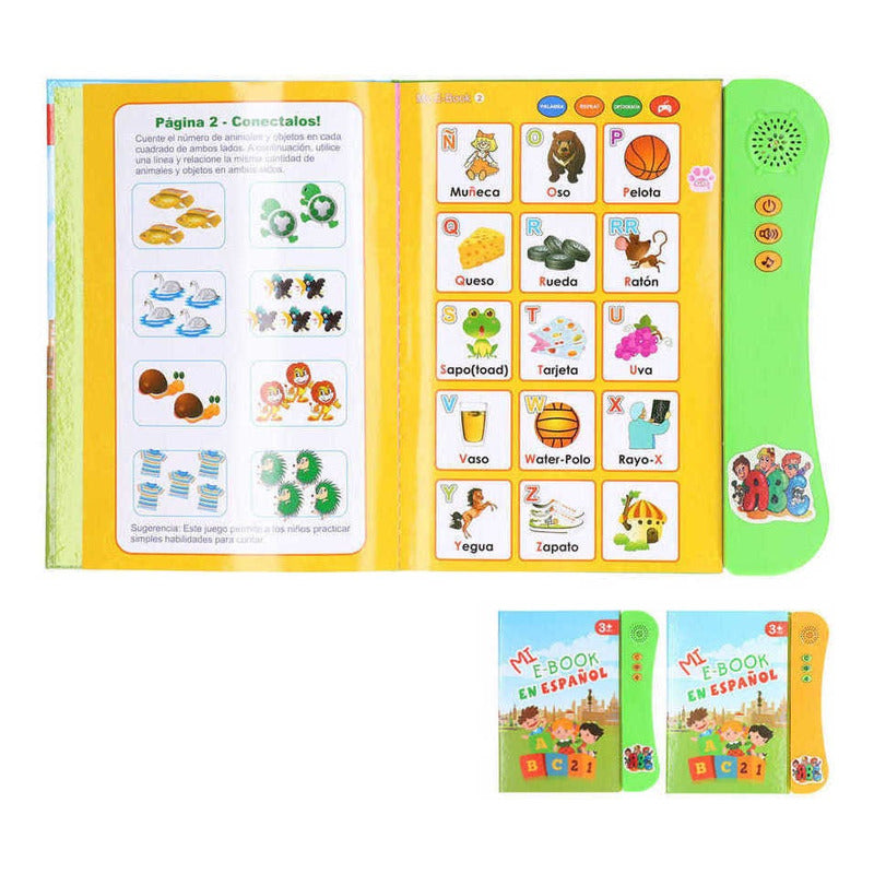 Libro Interactivo Con Sonido En Español Niño/niña Aprendizaj