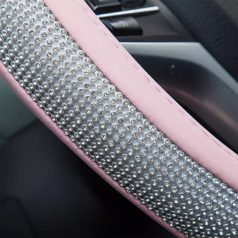 Funda Cubre Volante De Auto Antideslizante Cristal Universal