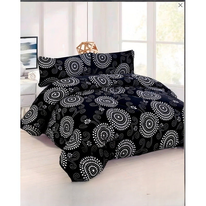 Plumón Cobertor Cubrecama Plush Chiporro Funda 2p Diseños