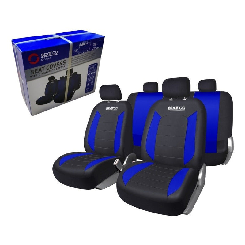 Fundas Cubreasiento Sparco Universal Negro Poliester / R&c