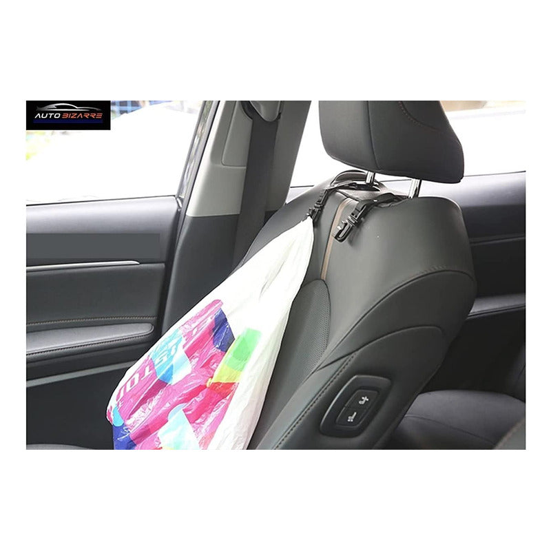 X2 Gancho Organizador Para Cabecera Auto Multiusos 4pcs /ryc
