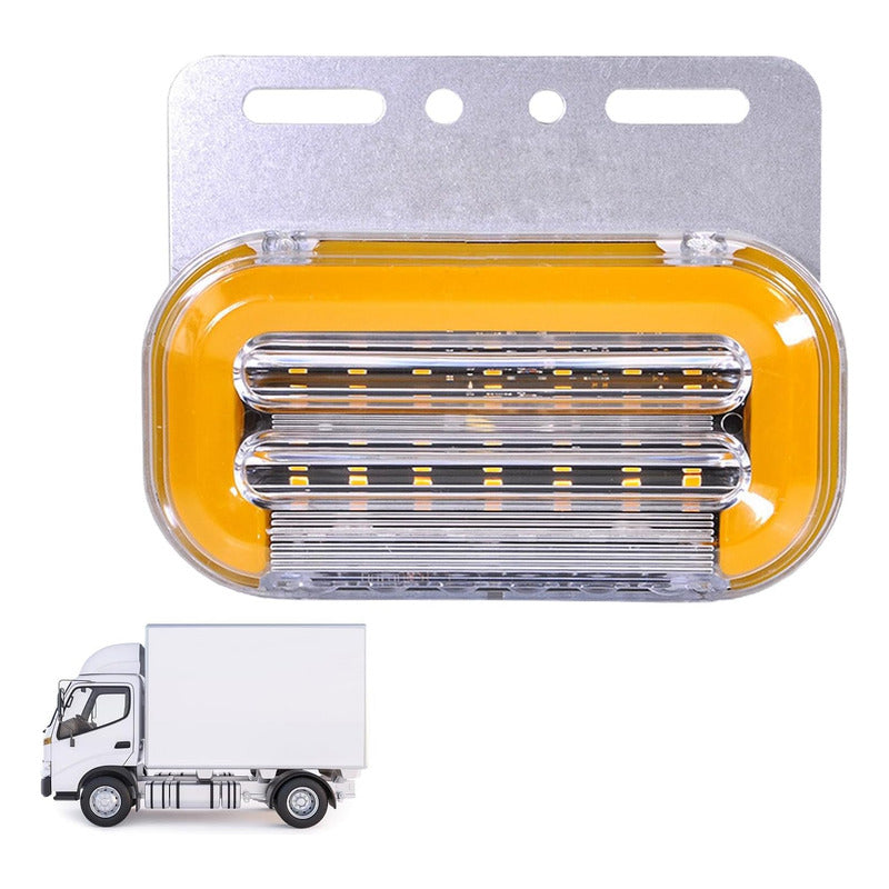 X4 Luz Led De Trocha Bicolor Luz Lateral Secuencial 24v Big