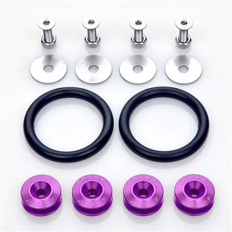 X4 Soporte Parachoque Racing Sujeta Aluminio Tuning / R&c