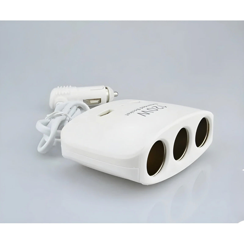 Encendedor Triple Adaptador +2usb 120w 12-24v Splitter Encen