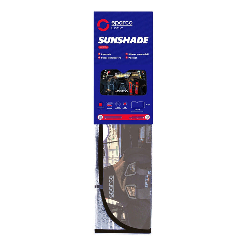 Cortina Parasol Parabrisas Tapa Sol Auto Camioneta Sparco