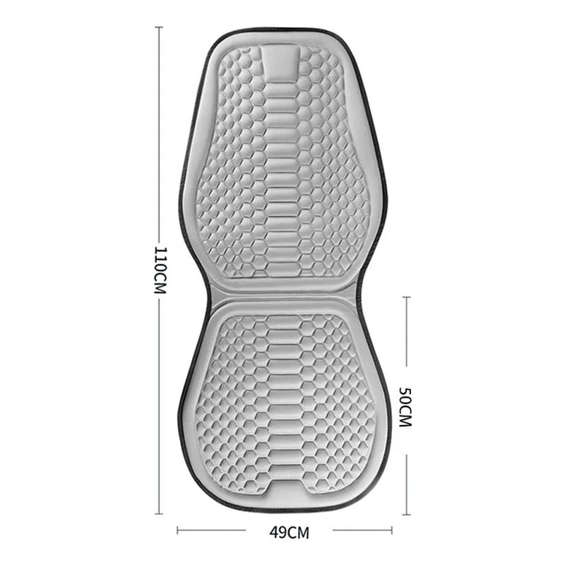 Respaldo M De Asiento Acolchado 3d Calidad Premium Auto /r&c Negro 3d14225