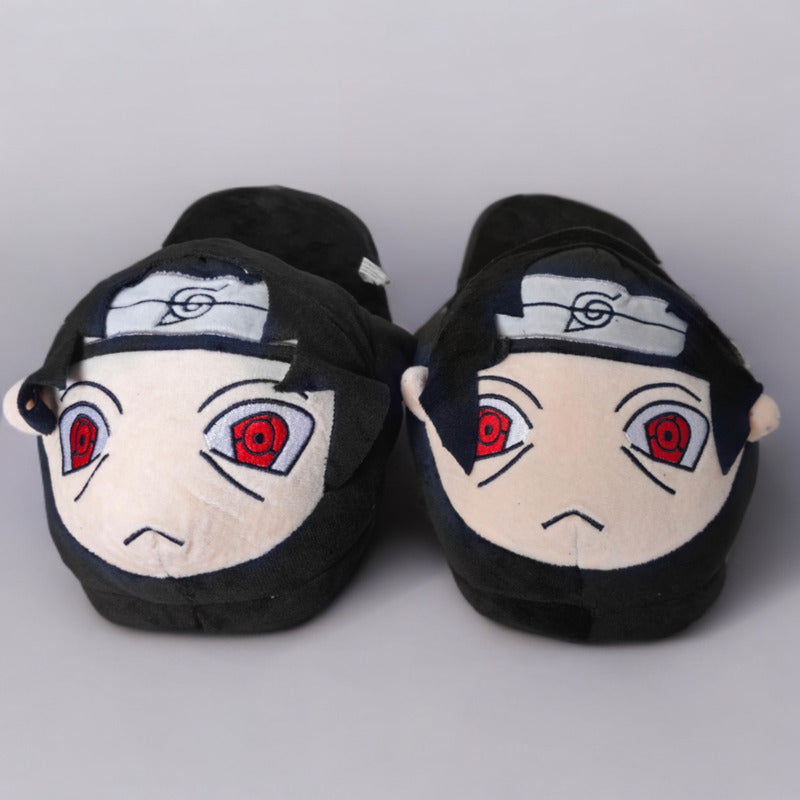 Pantuflas Abiertas De Anime Acolchadas Para Invierno T36-41