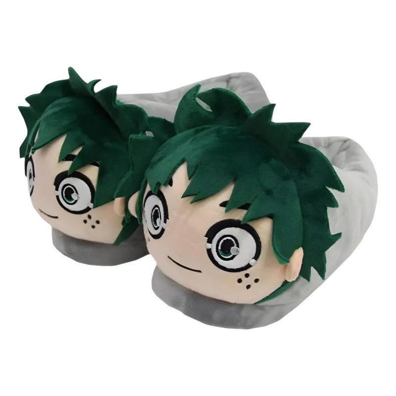Pantuflas Cerradas Anime Midoriya Talla Estándar 36-41 Kawai