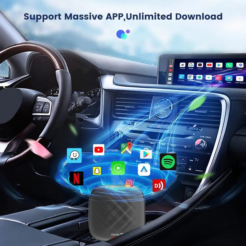 Carlinkit Adaptador Android 13 Box Carplay Auto 4gb+64gb