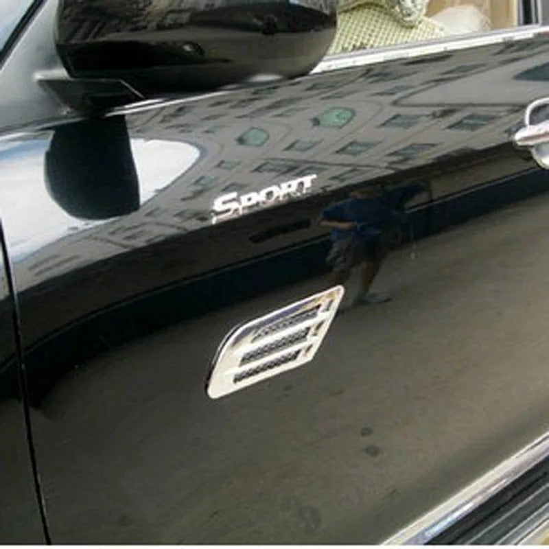 X2 Toma De Aire Lateral Y Capot Adhesiva Auto Tunning/ryc